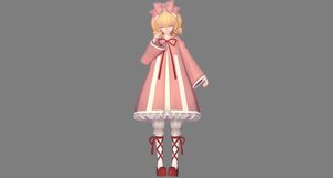 Rating: Safe Score: 0 Tags: 1girl blonde_hair bow closed_eyes dress full_body hair_bow hina_ichigo hinaichigo image long_sleeves pink_dress red_bow red_footwear shoes short_hair solo standing striped white_background white_legwear wide_sleeves User: admin