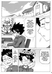 Rating: Safe Score: 0 Tags: 1boy comic doujinshi doujinshi_#119 english_text glasses greyscale image monochrome multiple User: admin