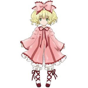 Rating: Safe Score: 0 Tags: 1girl bangs blonde_hair bloomers bow dress frills full_body green_eyes hair_bow hina_ichigo hinaichigo image long_sleeves looking_at_viewer pink_bow pink_dress ribbon shoes short_hair sleeves_past_wrists smile solo standing striped underwear white_legwear User: admin