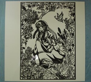 Rating: Safe Score: 0 Tags: 1girl dress flower frame greyscale image long_hair monochrome solo suiseiseki User: admin