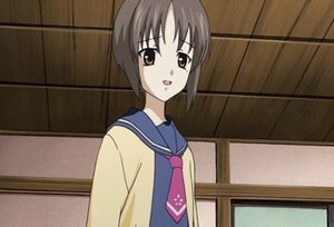 Rating: Safe Score: 0 Tags: 1girl :d bangs black_hair human image indoors kashiwaba_tomoe looking_at_viewer neckerchief open_mouth school_uniform screenshot serafuku short_hair solo upper_body User: admin