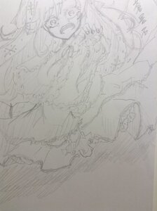 Rating: Safe Score: 0 Tags: 1girl chain frills greyscale image long_hair monochrome open_mouth sketch solo suiseiseki tears traditional_media User: admin