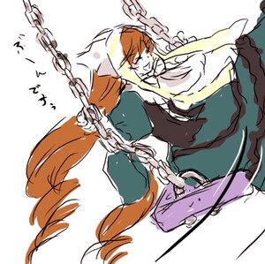 Rating: Safe Score: 0 Tags: 2girls auto_tagged braid chain chained cuffs dress evil_smile grin handcuffs hong_meiling image long_hair long_sleeves multiple_girls shackles simple_background solo suiseiseki twin_braids white_background User: admin