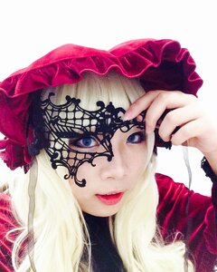 Rating: Safe Score: 0 Tags: 1girl blue_eyes glasses lace long_hair makeup portrait shinku smile solo User: admin
