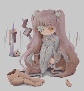 Rating: Safe Score: 0 Tags: 1girl doll_joints dress flower image joints kirakishou long_hair pink_hair rose sitting solo thighhighs very_long_hair white_flower white_rose User: admin