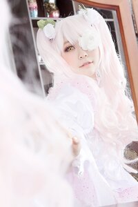 Rating: Safe Score: 0 Tags: 1girl animal_ears blurry blurry_background blurry_foreground depth_of_field hair_over_one_eye kirakishou lips looking_at_viewer parted_lips solo white_hair yellow_eyes User: admin