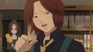 Rating: Safe Score: 0 Tags: 1boy bookshelf brown_eyes brown_hair human multiple_girls open_mouth pair pointing red_hair saitou screenshot short_hair sweat yamaguchi User: admin