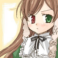 Rating: Safe Score: 0 Tags: 1girl bangs black_neckwear black_ribbon blush brown_hair dress frills green_eyes image long_hair long_sleeves neck_ribbon red_eyes ribbon solo suiseiseki upper_body User: admin
