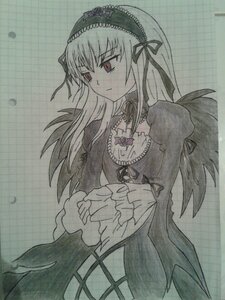 Rating: Safe Score: 0 Tags: 1girl black_wings chain-link_fence detached_collar dress fence flower frilled_sleeves frills hairband image juliet_sleeves long_hair long_sleeves puffy_sleeves red_eyes solo suigintou wings User: admin
