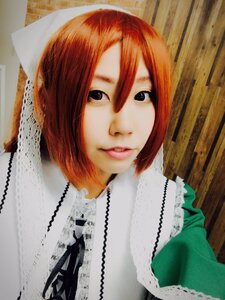 Rating: Safe Score: 0 Tags: 1girl lips lipstick looking_at_viewer makeup photo red_hair red_lipstick short_hair solo suiseiseki traditional_media upper_body User: admin