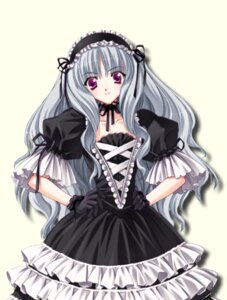 Rating: Safe Score: 3 Tags: 1girl black_dress black_gloves blush dress frills gloves gothic_lolita hairband image lolita_fashion lolita_hairband long_hair looking_at_viewer pink_eyes purple_eyes silver_hair solo suigintou User: admin
