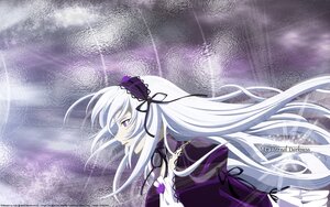 Rating: Safe Score: 0 Tags: 1girl black_ribbon dress floating_hair flower frills hairband image long_hair long_sleeves looking_afar profile ribbon silver_hair solo suigintou very_long_hair wings User: admin