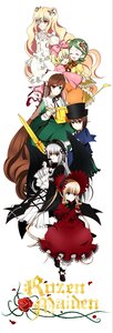 Rating: Safe Score: 0 Tags: 6+girls blonde_hair blue_eyes bow brown_hair dress flower frills green_hair hat image long_hair multiple multiple_boys multiple_girls pink_bow red_eyes rose shinku short_hair suiseiseki tagme wings User: admin