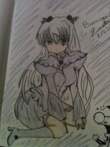 Rating: Safe Score: 0 Tags: 1girl barasuishou boots dress frills full_body high_heel_boots high_heels image knee_boots long_hair long_sleeves looking_at_viewer photo sitting solo suigintou traditional_media very_long_hair User: admin