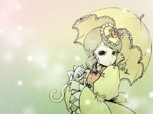 Rating: Safe Score: 0 Tags: 1girl auto_tagged blonde_hair dress drill_hair frills holding holding_umbrella image kanaria long_sleeves parasol rain rose solo twin_drills umbrella User: admin
