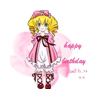 Rating: Safe Score: 0 Tags: 1girl blonde_hair bloomers bow character_name cross-laced_footwear dress drill_hair frills full_body green_eyes hair_bow hina_ichigo hinaichigo image long_sleeves looking_at_viewer pink_bow pink_dress ribbon solo standing underwear white_bloomers User: admin