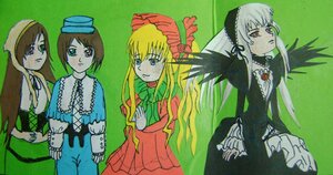 Rating: Safe Score: 0 Tags: blonde_hair blue_eyes bow brown_hair dress frills hat heterochromia image long_hair long_sleeves looking_at_viewer multiple multiple_girls red_dress red_eyes shinku short_hair silver_hair souseiseki suigintou suiseiseki tagme wings User: admin