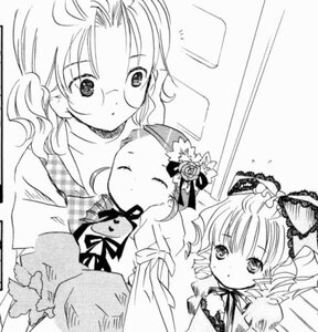 Rating: Safe Score: 0 Tags: 2girls blush bow closed_eyes dress flower greyscale hina_ichigo hinaichigo image kanaria long_sleeves looking_at_viewer monochrome multiple_girls pair ribbon sleeping User: admin