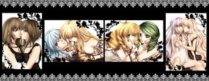 Rating: Questionable Score: 0 Tags: 6+girls blonde_hair blush breasts brown_hair cleavage green_eyes image long_hair multiple multiple_girls tagme yuri User: admin