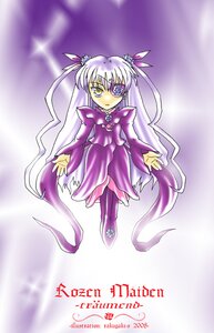 Rating: Safe Score: 0 Tags: 1girl barasuishou dress eyepatch full_body gem gradient hair_ornament image long_hair long_sleeves looking_at_viewer ribbon solo standing very_long_hair yellow_eyes User: admin