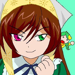 Rating: Safe Score: 0 Tags: brown_hair green_eyes green_hair hair_ornament image long_hair multiple_girls red_hair smile solo suiseiseki User: admin
