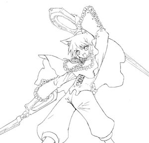 Rating: Safe Score: 0 Tags: 1girl animal_ears cat_ears greyscale image jewelry lineart monochrome necklace open_mouth solo souseiseki staff weapon User: admin