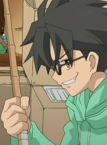 Rating: Safe Score: 0 Tags: 1boy black_hair brown_eyes close-up grin holding human sakurada_jun screenshot smile solo spiked_hair teeth upper_body User: admin