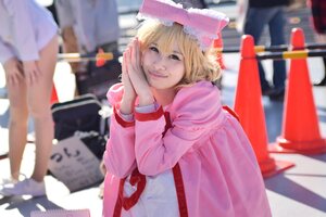 Rating: Safe Score: 0 Tags: bag blonde_hair blue_eyes blurry blurry_background blurry_foreground depth_of_field dress hair_bow hinaichigo long_sleeves multiple_girls one_eye_closed out_of_frame photo short_hair smile solo solo_focus User: admin