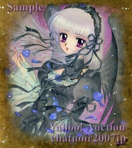 Rating: Safe Score: 0 Tags: 1girl black_ribbon blush dress frills hairband image lolita_fashion long_hair long_sleeves looking_at_viewer marker_(medium) petals purple_eyes ribbon rose solo suigintou traditional_media wings User: admin