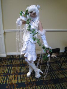 Rating: Safe Score: 0 Tags: 1girl boots dress flower gloves high_heels kirakishou photo plant solo white_footwear white_hair User: admin