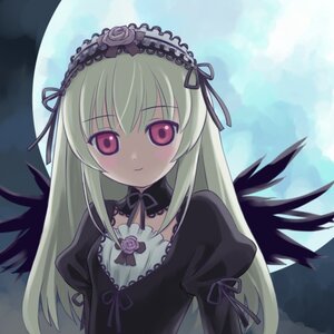 Rating: Safe Score: 0 Tags: 1girl bangs black_dress black_wings blush breasts dot_nose dress eyebrows_visible_through_hair flower frilled_hairband frills full_moon gothic_lolita hair_flower hair_ornament hairband image juliet_sleeves kiku_(popolina) light_smile lolita_fashion lolita_hairband long_hair long_sleeves looking_at_viewer moon pink_eyes puffy_sleeves red_eyes ribbon rose rozen_maiden silver_hair smile solo suigintou upper_body wings User: admin