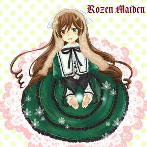 Rating: Safe Score: 0 Tags: 1girl :d brown_hair dress frills green_dress green_eyes halftone halftone_background head_scarf heterochromia image long_hair long_sleeves looking_at_viewer open_mouth polka_dot polka_dot_background red_eyes smile solo suiseiseki twintails very_long_hair User: admin