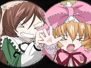 Rating: Safe Score: 0 Tags: 2girls >_< blonde_hair bow brown_hair closed_eyes dress hinaichigo image long_hair long_sleeves multiple_girls open_mouth pair ribbon suiseiseki tears teeth User: admin