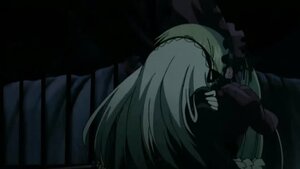 Rating: Safe Score: 0 Tags: 1girl dark hairband image lolita_hairband long_hair long_sleeves pair shinku suigintou User: admin