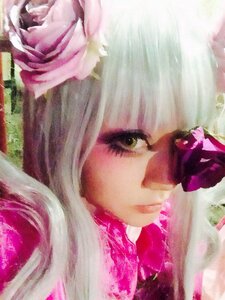 Rating: Safe Score: 0 Tags: 1girl bangs barasuishou close-up long_hair looking_at_viewer makeup solo yellow_eyes User: admin