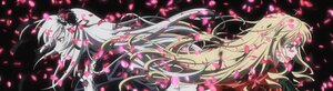 Rating: Safe Score: 0 Tags: 2girls eyebrows_visible_through_hair floating_hair image long_hair multiple_girls pair petals shinku suigintou very_long_hair wind User: admin