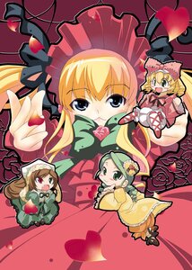 Rating: Safe Score: 0 Tags: 4girls blonde_hair blue_eyes bonnet bow brown_hair dress drill_hair flower frills green_dress green_hair hat heart hina_ichigo image kanaria long_hair long_sleeves looking_at_viewer multiple multiple_girls open_mouth pink_bow red_dress rose shinku suigintou suiseiseki tagme twintails umbrella very_long_hair User: admin