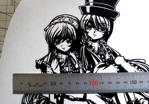 Rating: Safe Score: 0 Tags: 2girls auto_tagged blush dress frills greyscale hairband hat image instrument looking_at_viewer monochrome multiple_girls pair short_hair smile souseiseki suiseiseki User: admin