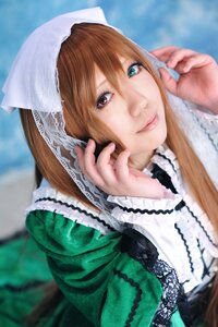 Rating: Safe Score: 0 Tags: 1girl 3d blurry blurry_background blurry_foreground brown_hair closed_mouth depth_of_field dress green_dress head_scarf heterochromia lips lolita_fashion long_hair long_sleeves looking_at_viewer photo realistic red_eyes sky smile solo suiseiseki upper_body User: admin