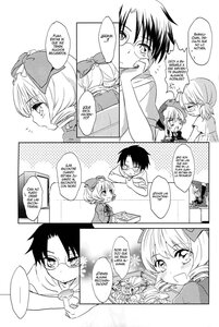 Rating: Safe Score: 0 Tags: 1boy 1girl apron bespectacled bow chinese_text comic doujinshi doujinshi_#6 dress english_text food glasses hair_bow image monochrome multiple open_mouth semi-rimless_eyewear web_address User: admin