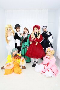 Rating: Safe Score: 0 Tags: 91076 blonde_hair blue_eyes brown_hair closed_eyes dress hat jewelry long_hair multiple_boys multiple_cosplay multiple_girls short_hair tagme User: admin