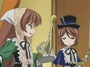 Rating: Safe Score: 0 Tags: 2girls brown_hair closed_eyes dress green_dress green_eyes hat head_scarf heterochromia image long_sleeves multiple_girls pair short_hair siblings sisters souseiseki suiseiseki top_hat twins User: admin