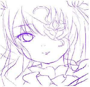 Rating: Safe Score: 0 Tags: 1girl barasuishou close-up image monochrome signature solo User: admin