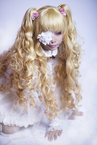 Rating: Safe Score: 0 Tags: 1girl blonde_hair blue_eyes choker dress flower frills hair_flower hair_ornament kirakishou lips lolita_fashion long_hair rose solo thighhighs twintails wavy_hair zettai_ryouiki User: admin