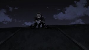 Rating: Safe Score: 0 Tags: 1girl black_wings cloud hat image long_hair monochrome night sitting sky solo suigintou wings User: admin