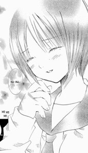 Rating: Safe Score: 0 Tags: 1girl blush closed_eyes greyscale human image kashiwaba_tomoe kita_high_school_uniform monochrome parted_lips school_uniform serafuku short_hair smile solo User: admin