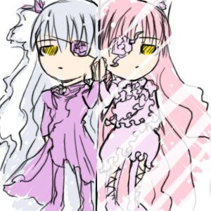 Rating: Safe Score: 0 Tags: 2girls barasuishou dress eyepatch frills gloves holding_hands image kirakishou long_hair long_sleeves looking_at_viewer multiple_girls pair pink_dress pink_hair smile ultimate_madoka very_long_hair yellow_eyes User: admin