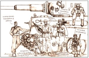 Rating: Safe Score: 0 Tags: 6+boys auto_tagged doujinshi doujinshi_#11 image military military_uniform monochrome multiple multiple_boys mustache sketch uniform weapon User: admin