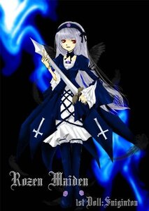 Rating: Safe Score: 0 Tags: 1girl black_background cross_print dress expressionless frills full_body hairband image long_hair long_sleeves looking_at_viewer red_eyes silver_hair simple_background solo standing suigintou very_long_hair wings User: admin