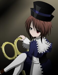 Rating: Safe Score: 0 Tags: 1girl auto_tagged blue_dress brown_hair commentary_request dress frills green_eyes hat heterochromia image instrument long_sleeves looking_at_viewer pantyhose red_eyes rozen_maiden scissors short_hair sitting solo souseiseki taka_(takalight) top_hat underwear white_legwear User: admin